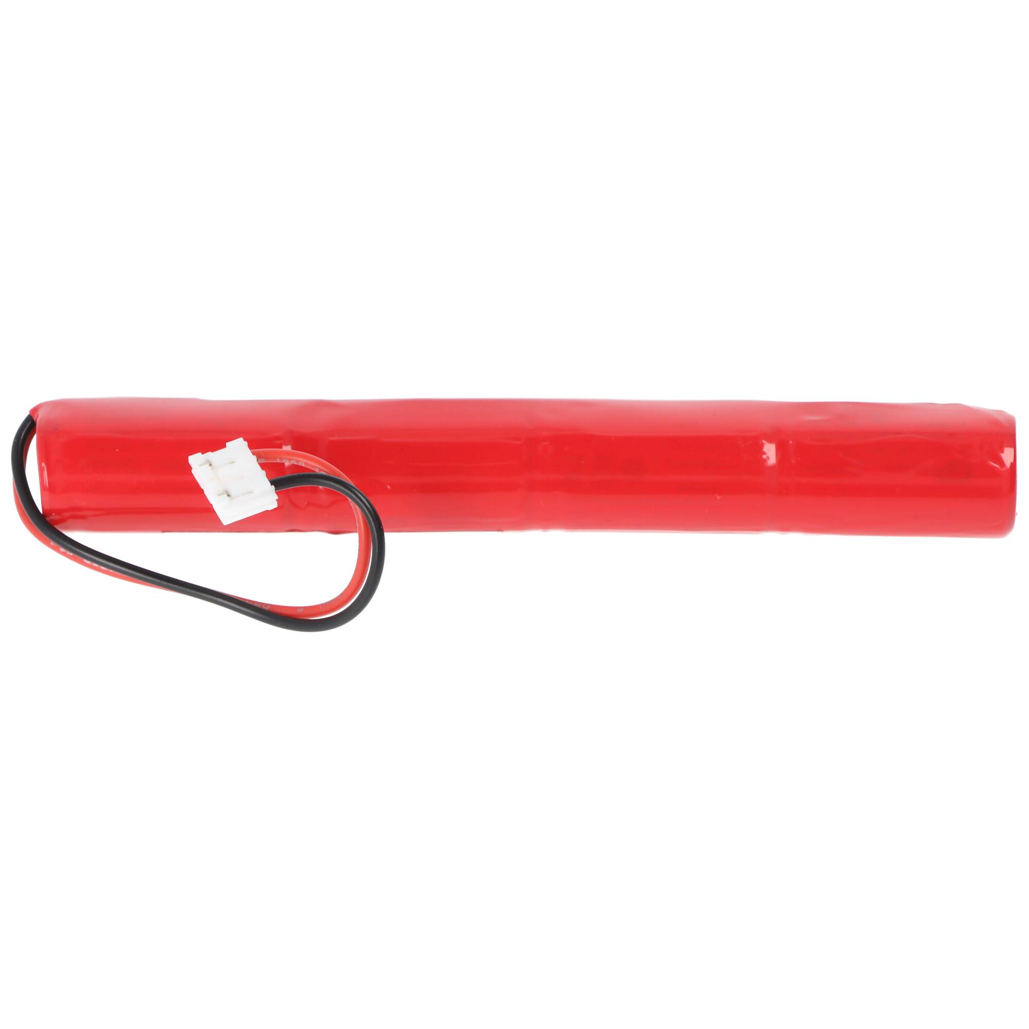 Notleuchtenakku NiMH 4,8V 750mAh, 2/3AA Size, mit Kabel und Stecker JST EHR-03, Maße 115 x 14mm