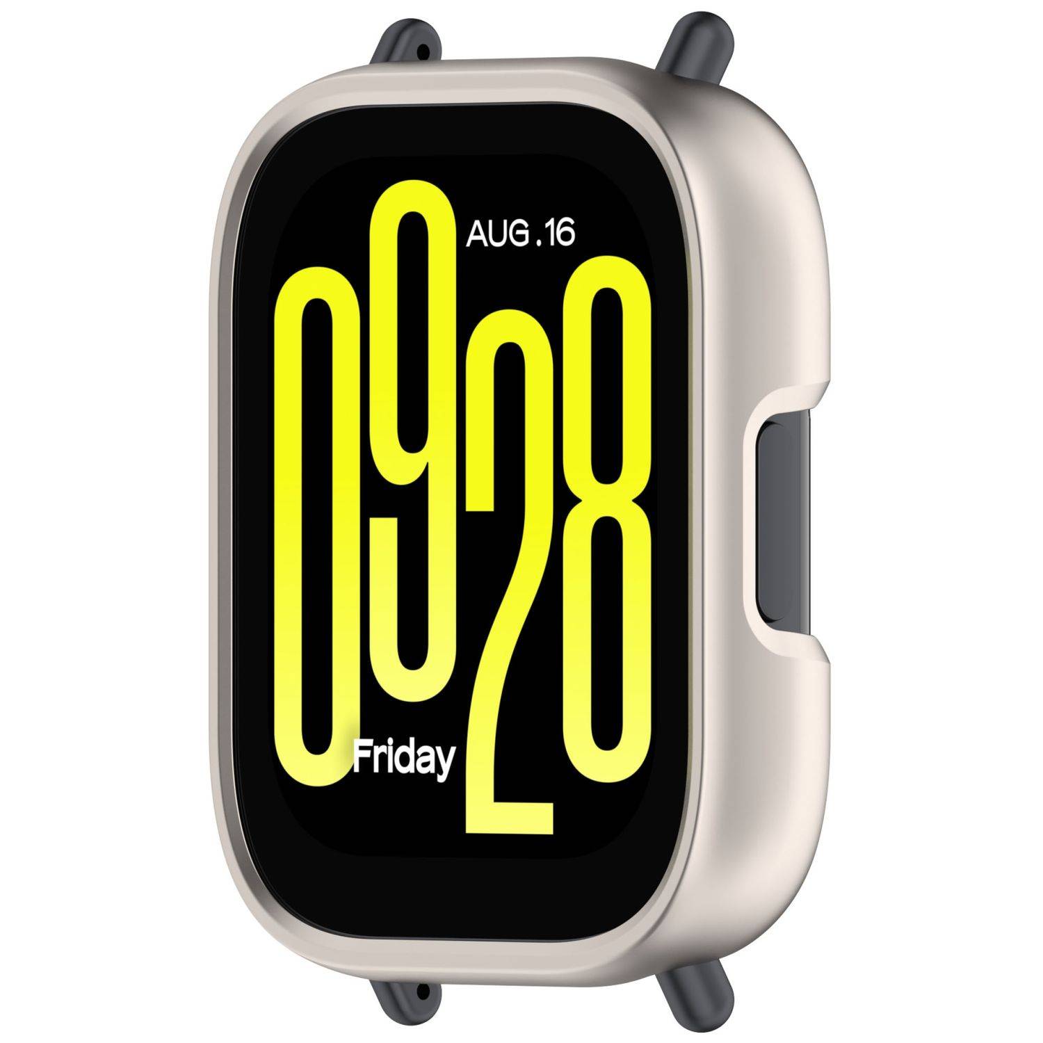 Für Xiaomi Redmi Watch 5 Active Kunststoff Schutz Hülle Case Gehäuse Design Beige