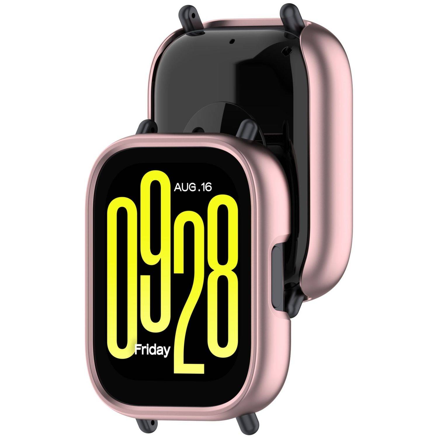 Für Xiaomi Redmi Watch 5 Active Kunststoff Schutz Hülle Case Gehäuse Design Rose Gold