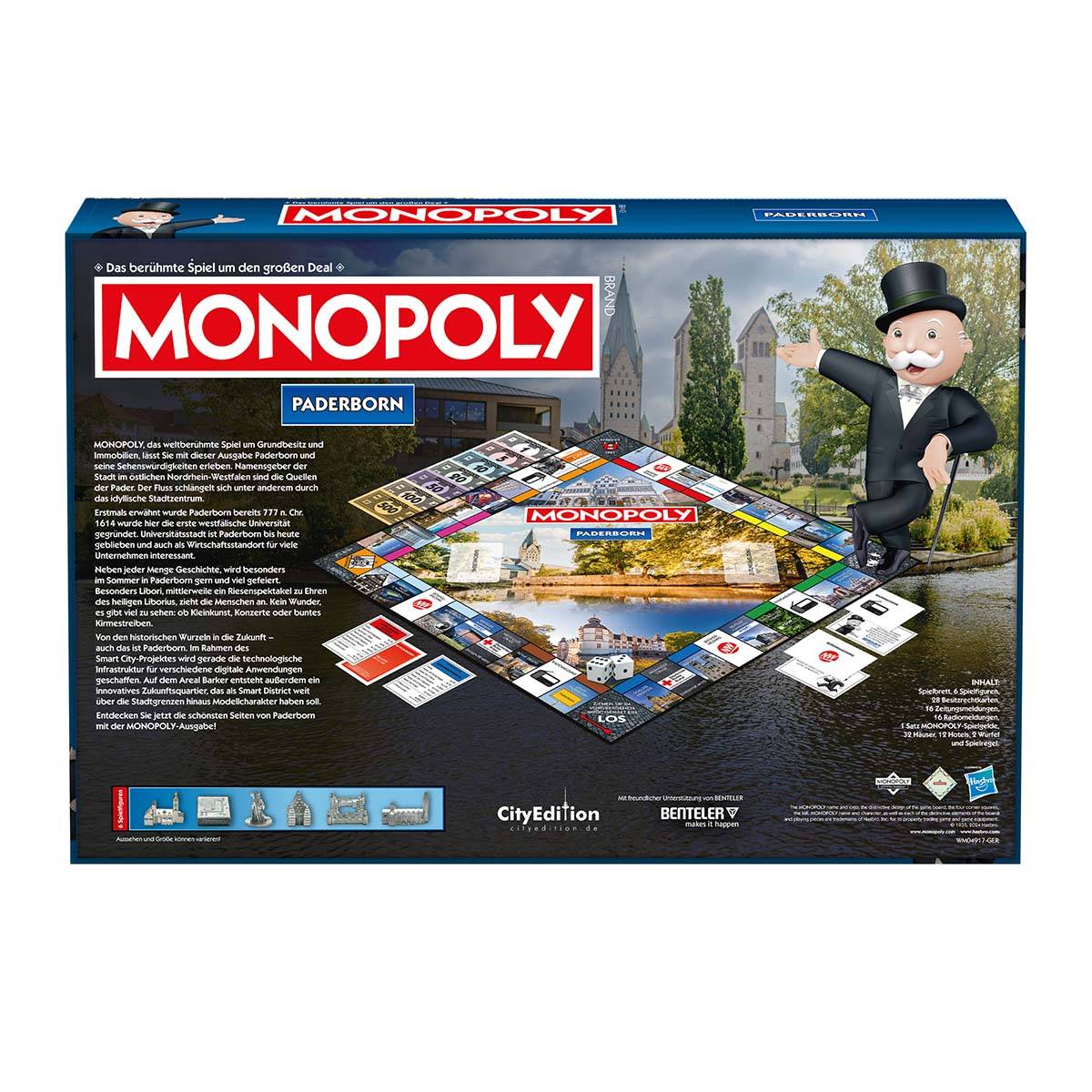 Monopoly - Paderborn Brettspiel Gesellschaftsspiel Spiel Cityedition Stadtedition