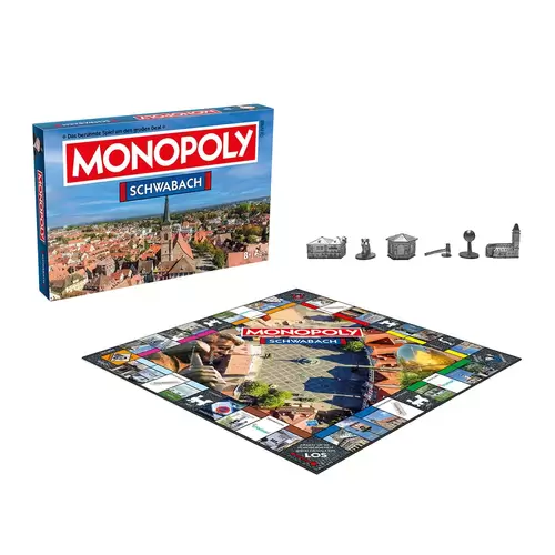 Monopoly - Schwabach Brettspiel Gesellschaftsspiel Spiel Cityedition Stadtedition Monopoly - Schwabach Brettspiel Gesellschaftsspiel Spiel Cityedition Stadtedition