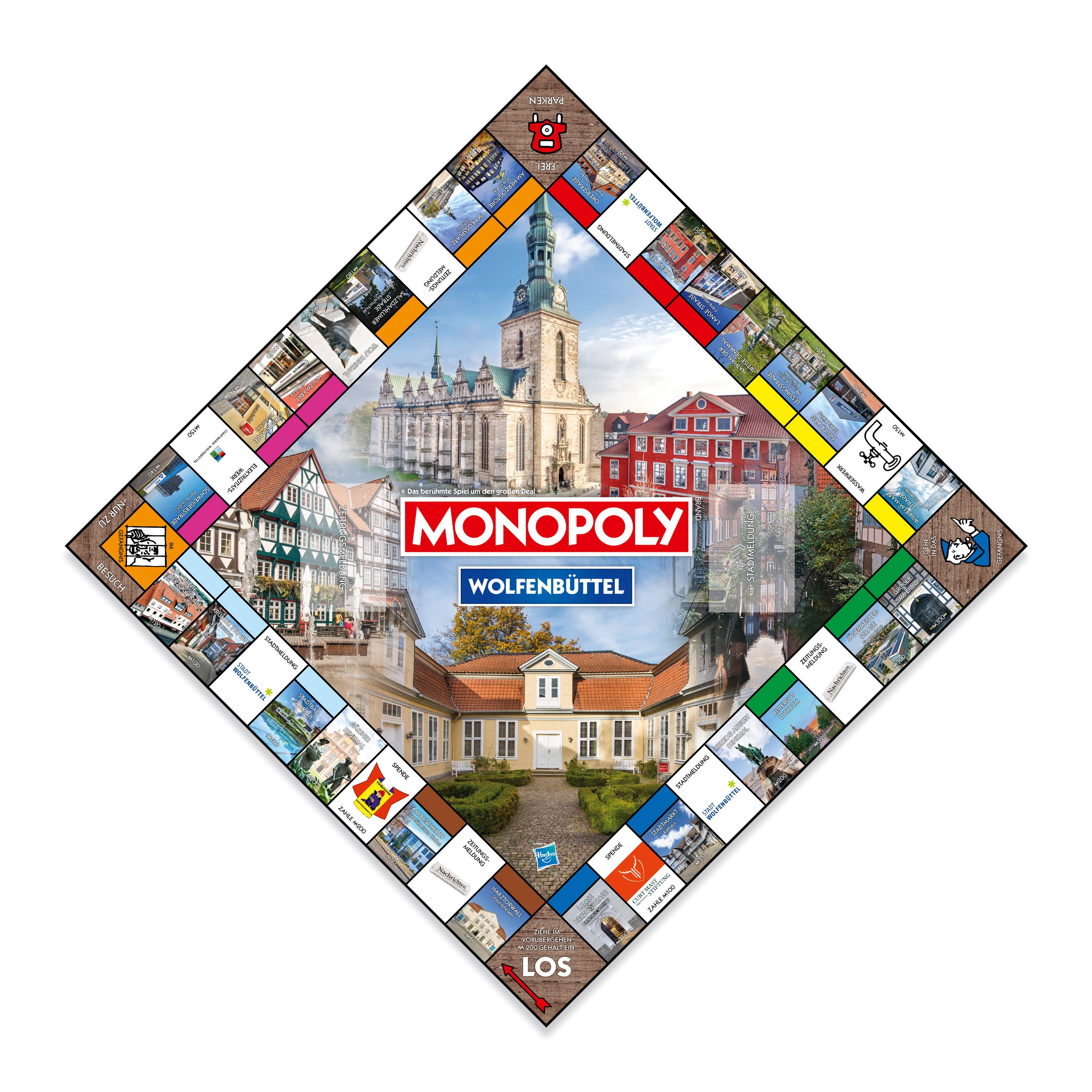 Monopoly - Wolfenbüttel Brettspiel Gesellschaftsspiel Spiel Cityedition Stadtedition