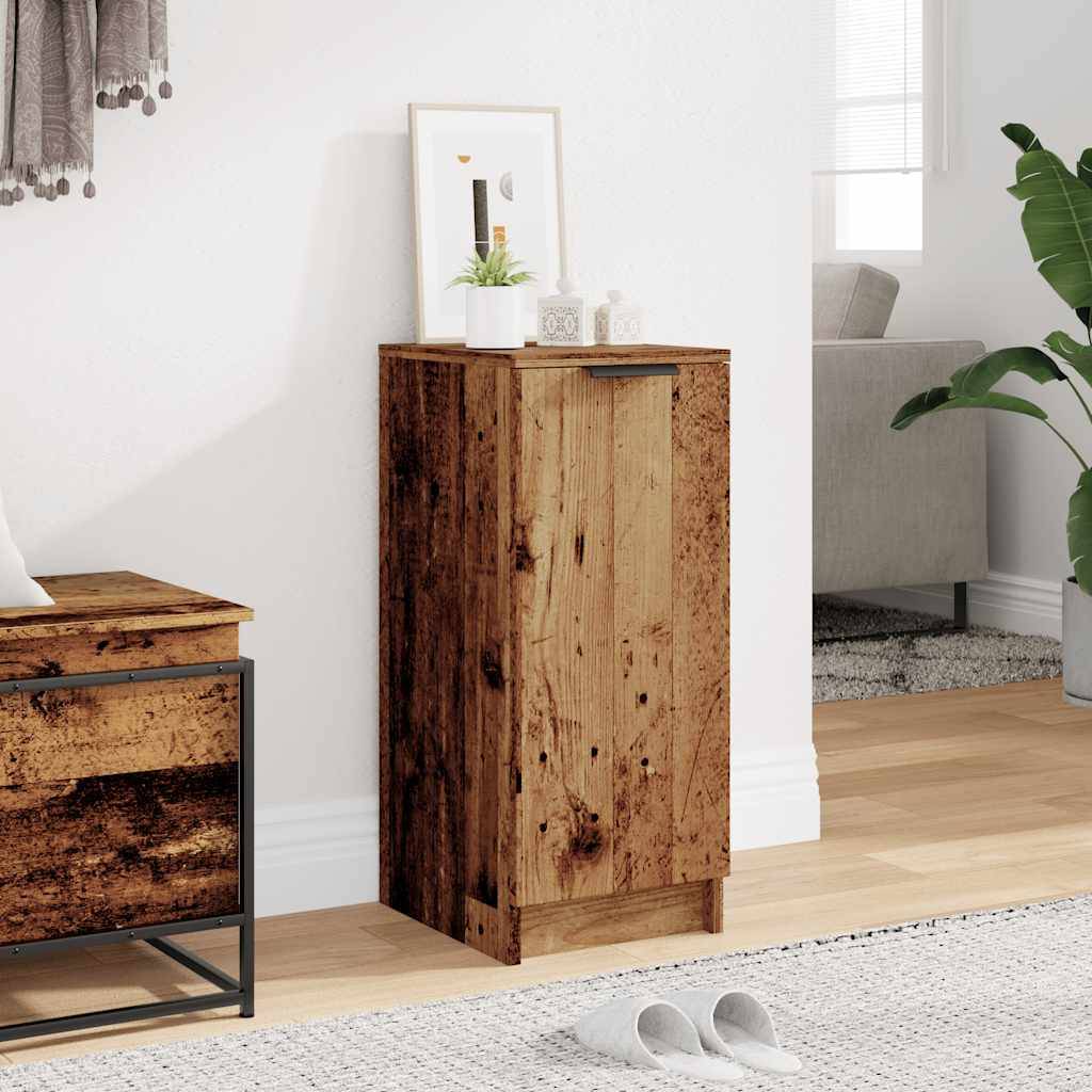 vidaXL Schuhschrank Altholz-Optik 29,5x35x70 cm Holzwerkstoff
