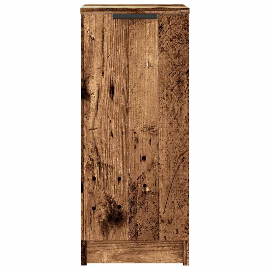 vidaXL Schuhschrank Altholz-Optik 29,5x35x70 cm Holzwerkstoff