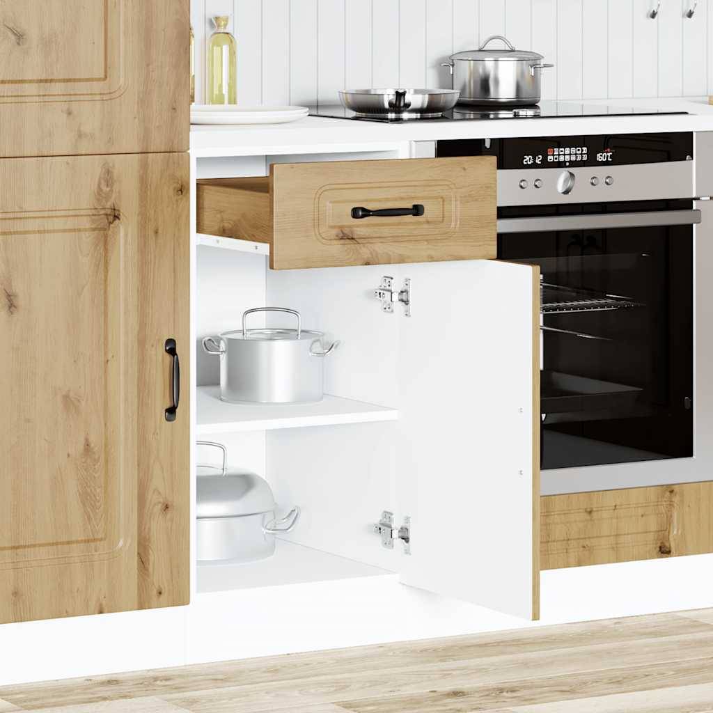 vidaXL Küchenunterschrank Kalmar Artisan-Eiche Holzwerkstoff