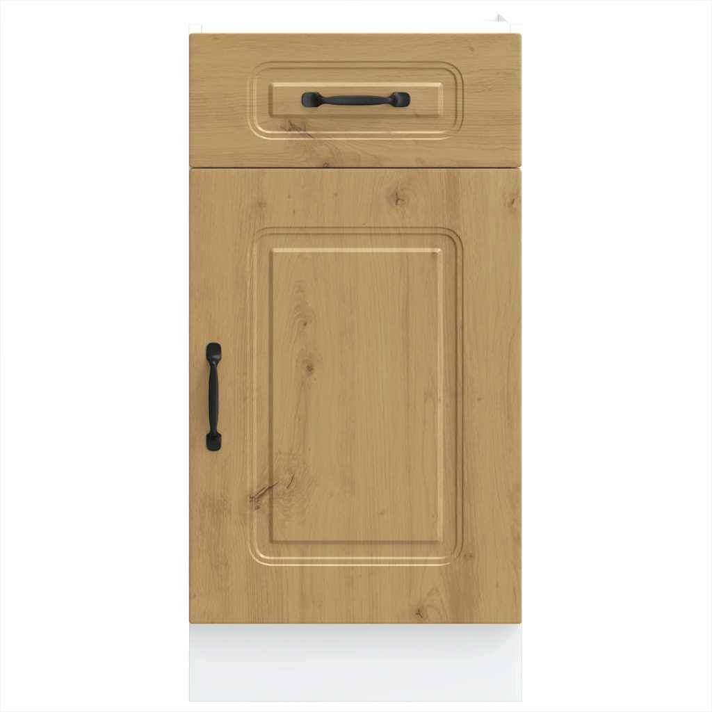 vidaXL Küchenunterschrank Kalmar Artisan-Eiche Holzwerkstoff