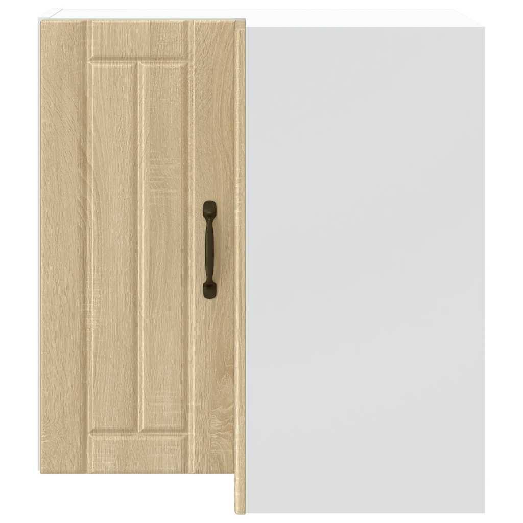 vidaXL Küchen-Eckhängeschrank Lucca Sonoma-Eiche Holzwerkstoff