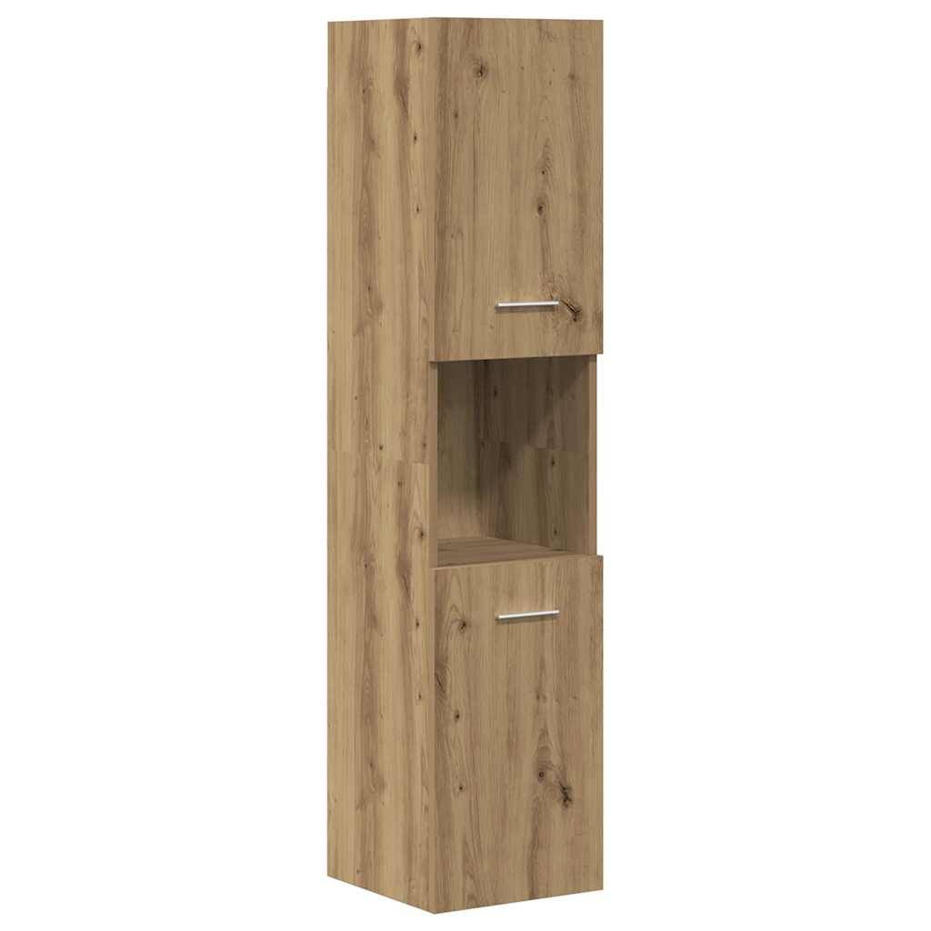 vidaXL 3-tlg. Badmöbel-Set Artisan-Eiche Holzwerkstoff