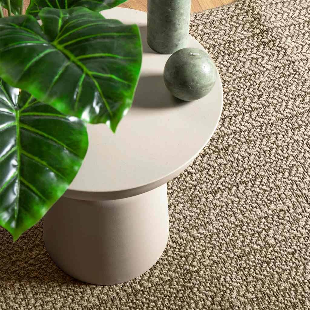 vidaXL Teppich ZIZUR Beige 80x250 cm Jute-Optik Indoor und Outdoor