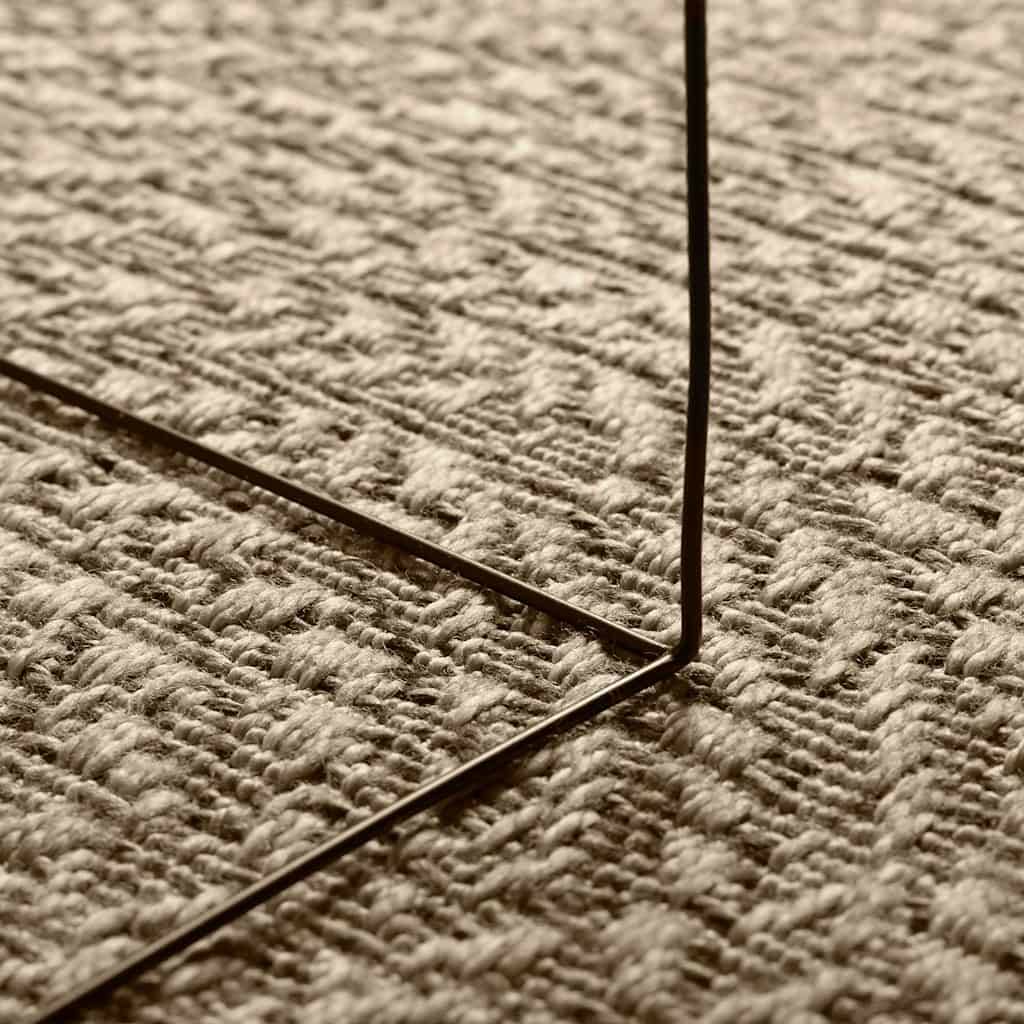 vidaXL Teppich ZIZUR Beige 140x200 cm Jute-Optik Indoor und Outdoor