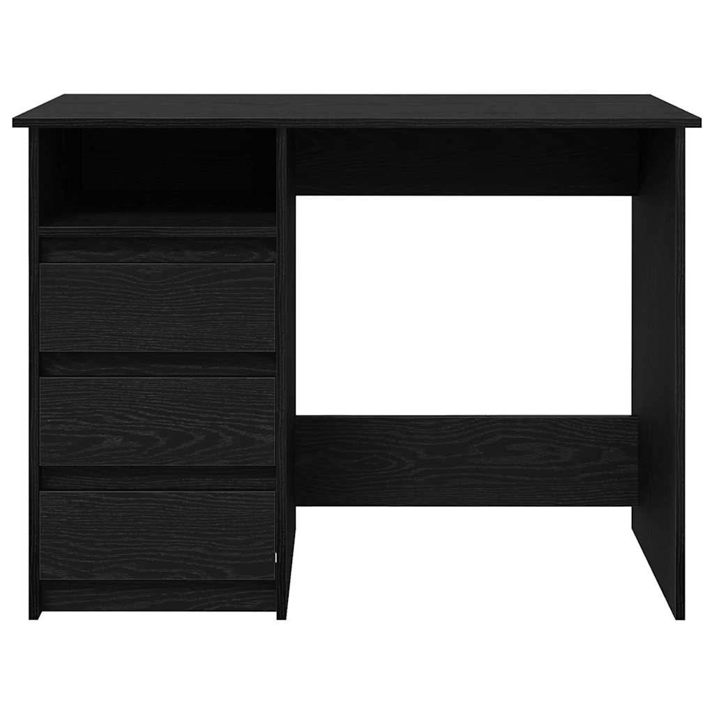 vidaXL Schreibtisch Schwarz 102x50x75 cm Holzwerkstoff