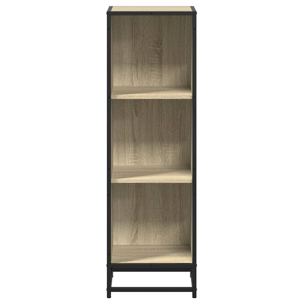 vidaXL Bücherregal Sonoma-Eiche 33,5x33x107,5 cm Holzwerkstoff