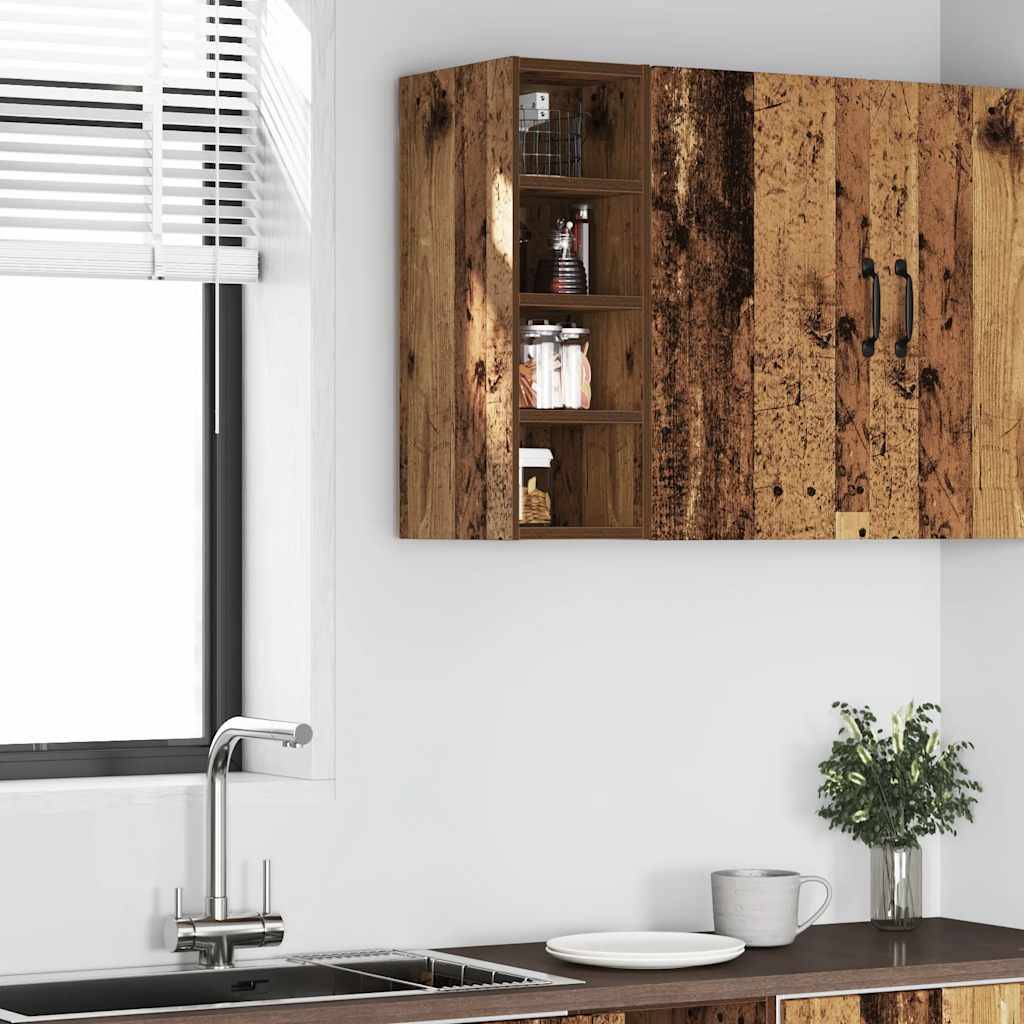 vidaXL Hängeschrank Altholz-Optik 20x29,5x60 cm Holzwerkstoff