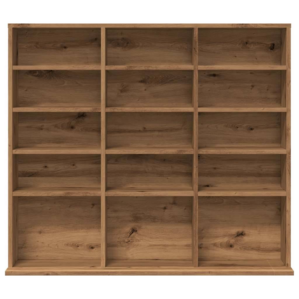 vidaXL CD-Regal Artisan-Eiche 100x23x89,5 cm Holzwerkstoff