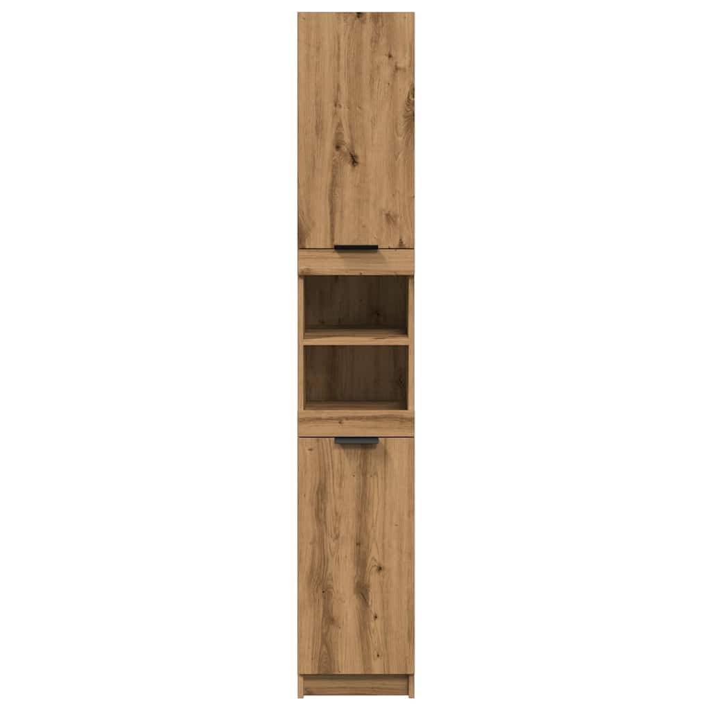 vidaXL Badschrank Artisan-Eiche 32x34x188,5 cm Holzwerkstoff