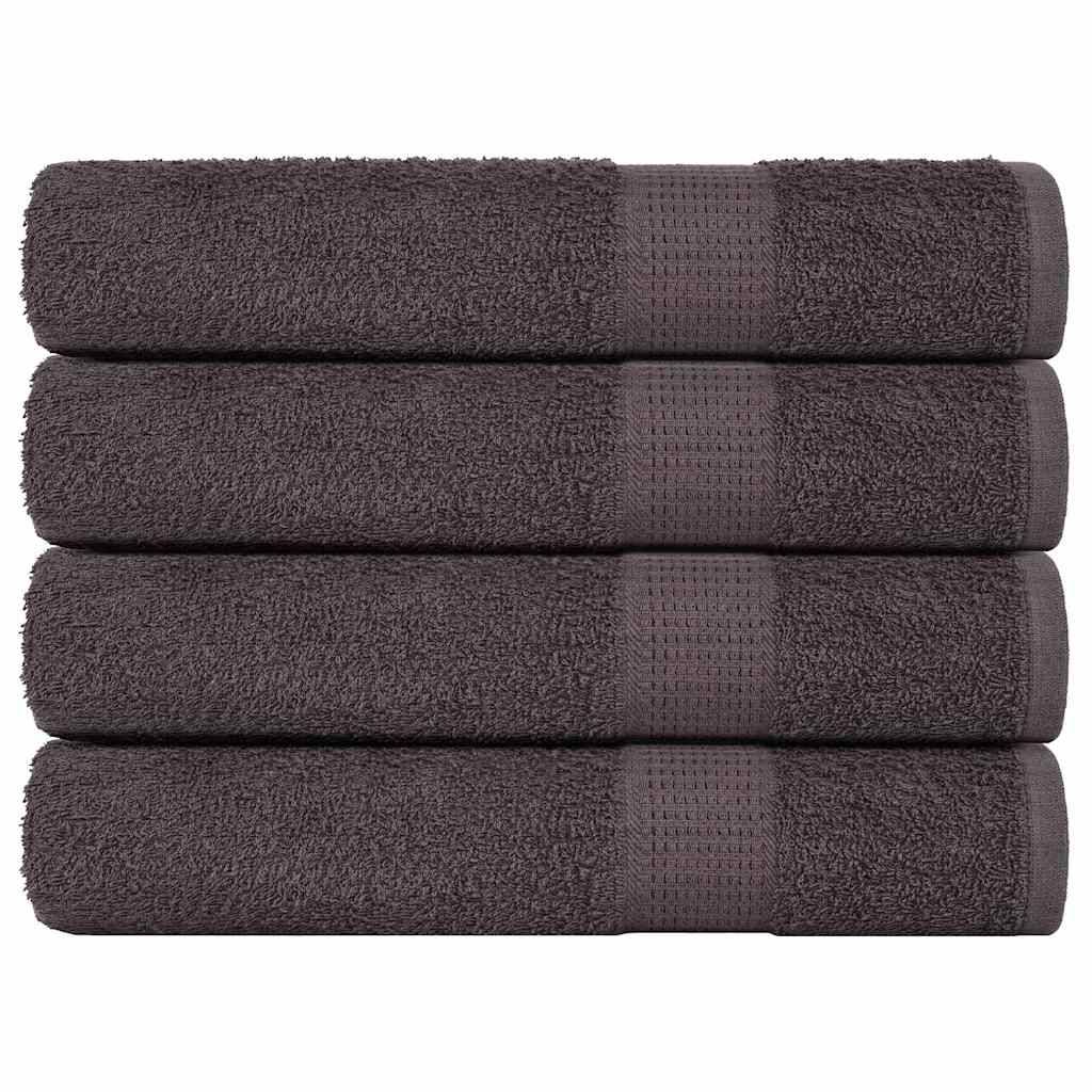 vidaXL Saunatücher 4 Stk. Anthrazit 80x200 cm 360 g/m² 100% Baumwolle