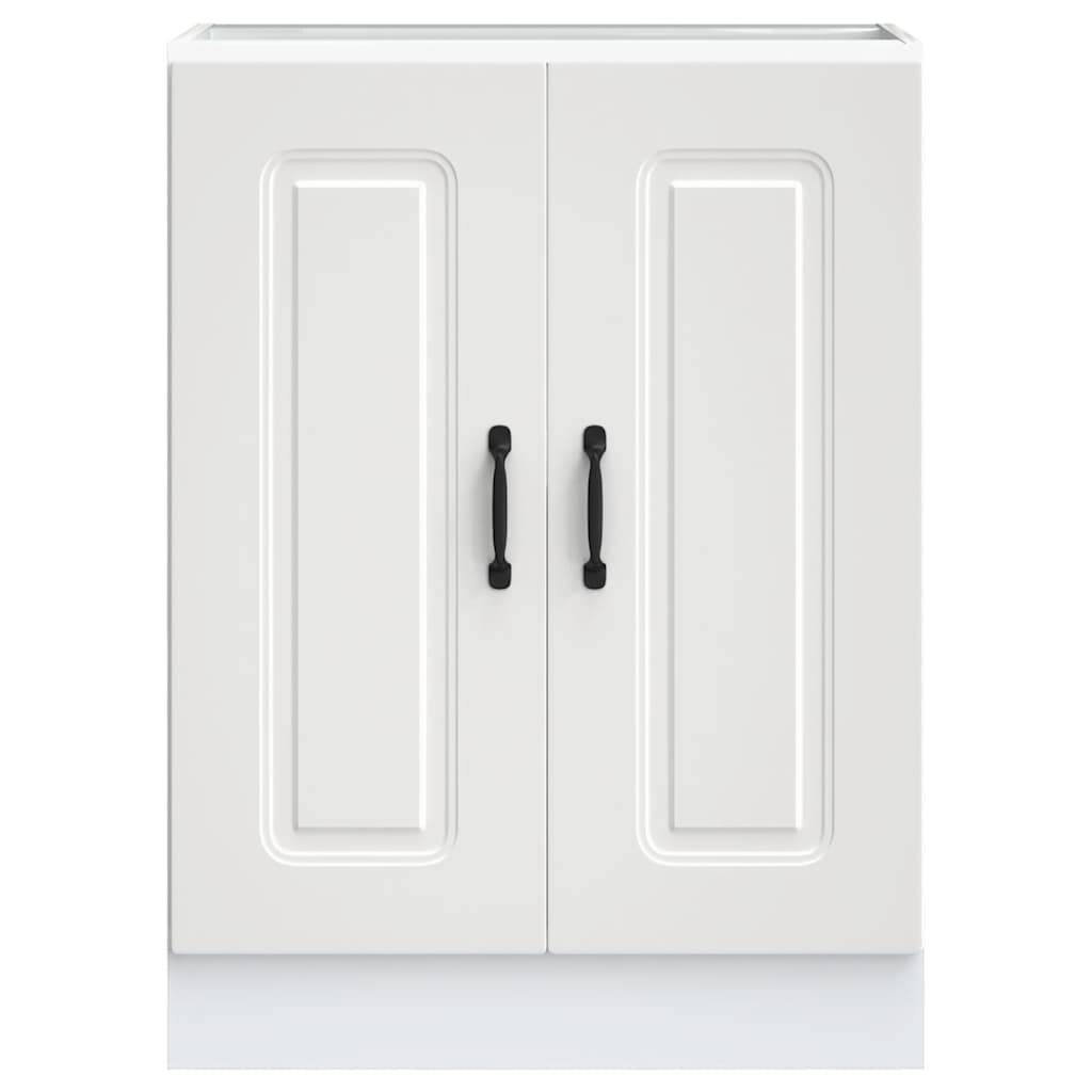 vidaXL Spülenunterschrank Kalmar Weiß 60x46x81,5 cm Holzwerkstoff