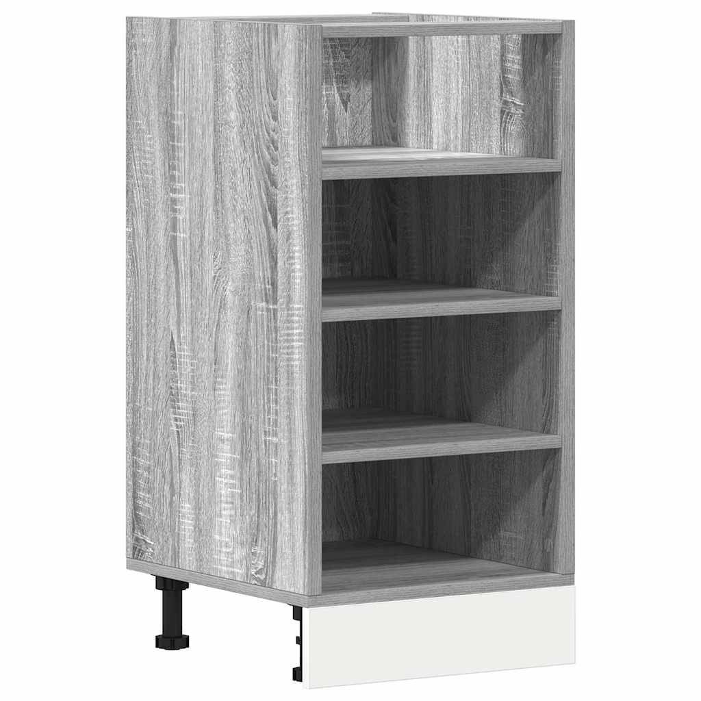 vidaXL Unterschrank Riga Grau Sonoma 40x44,5x81,5 cm Holzwerkstoff