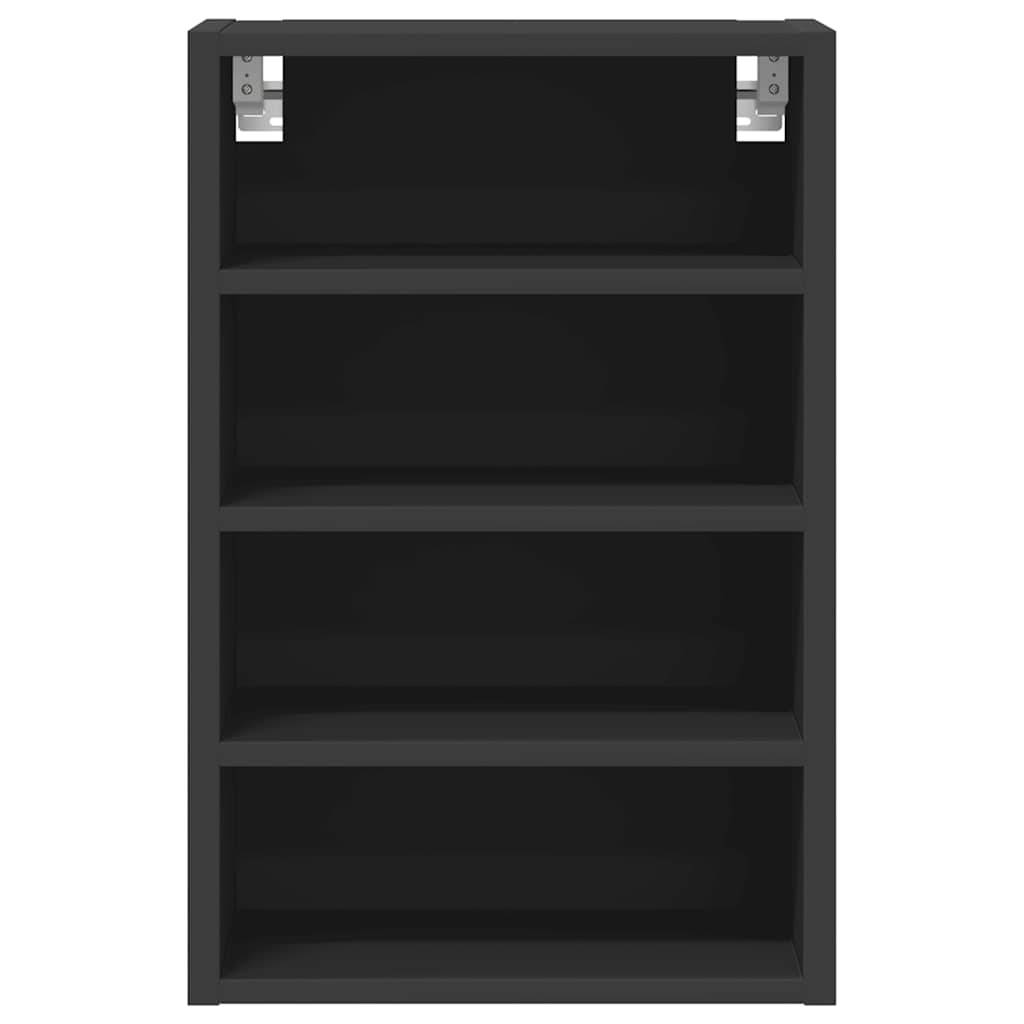vidaXL Hängeschrank Riga Schwarz 40x29,5x60 cm Holzwerkstoff