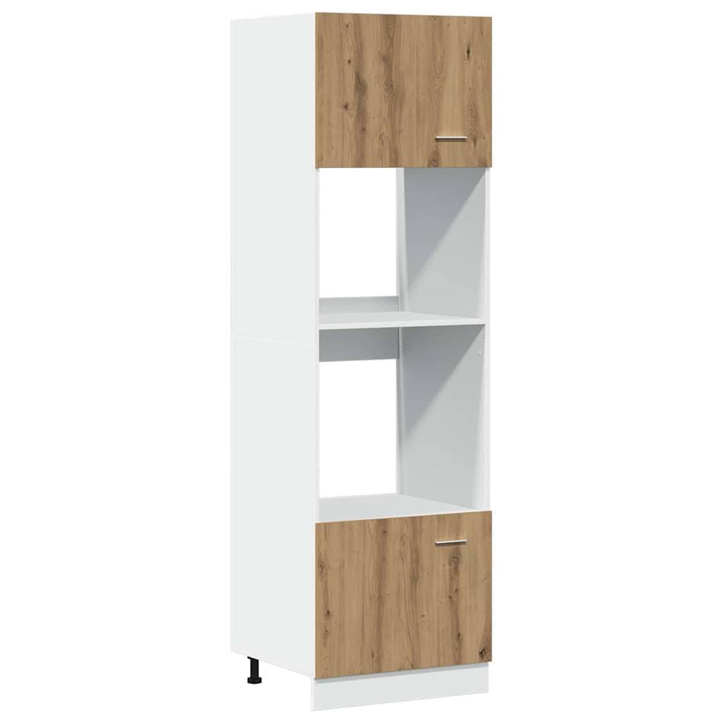 vidaXL 7-tlg. Küchenschrank-Set Lyon Artisan-Eiche Holzwerkstoff