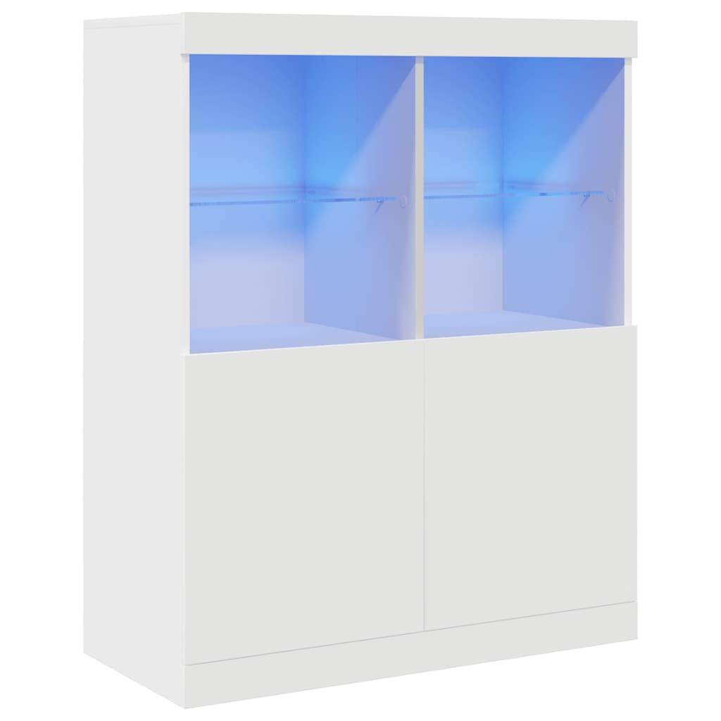 vidaXL Sideboard Weiß 81x37x100 cm Holzwerkstoff