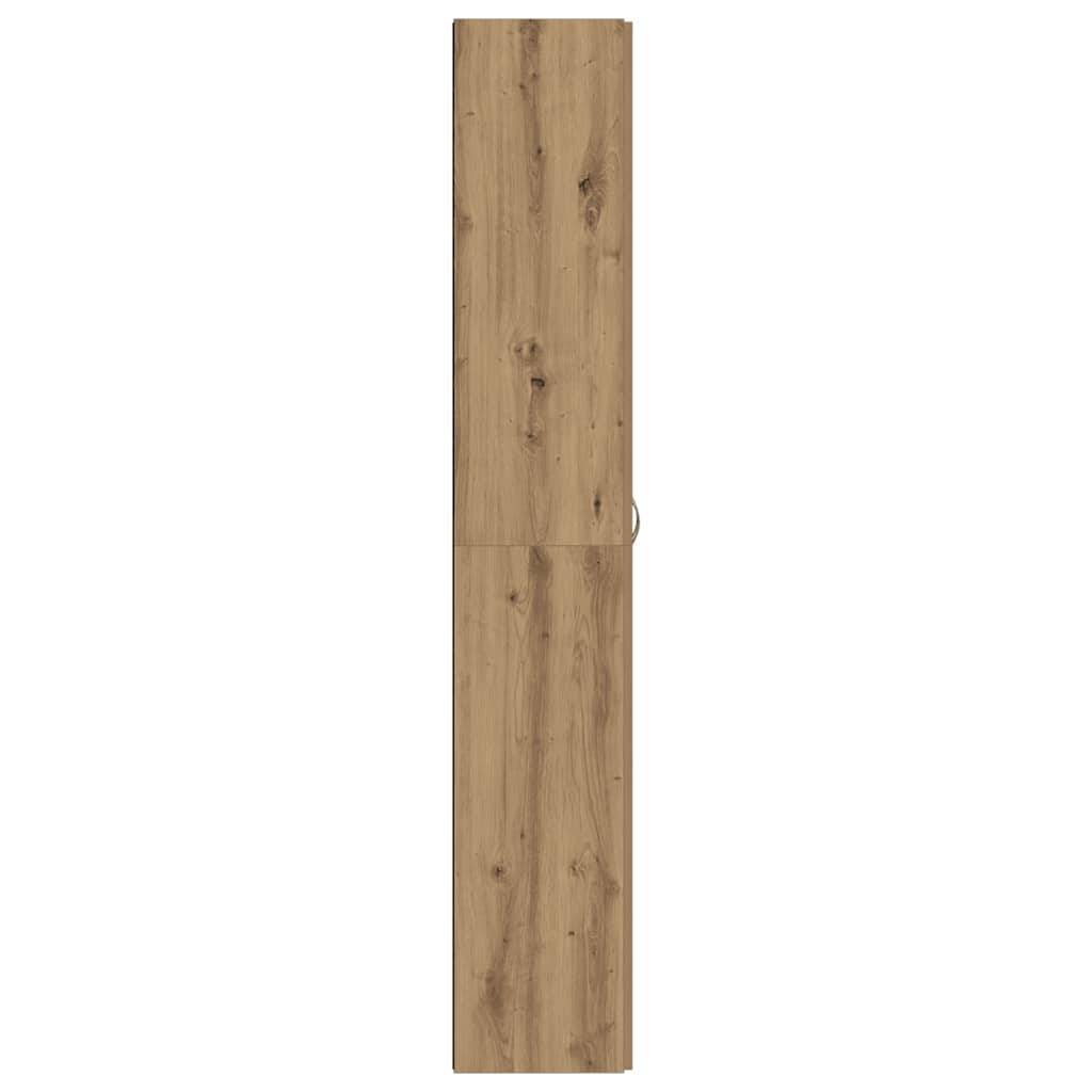 vidaXL Highboard Artisan-Eiche 60x32x190 cm Holzwerkstoff