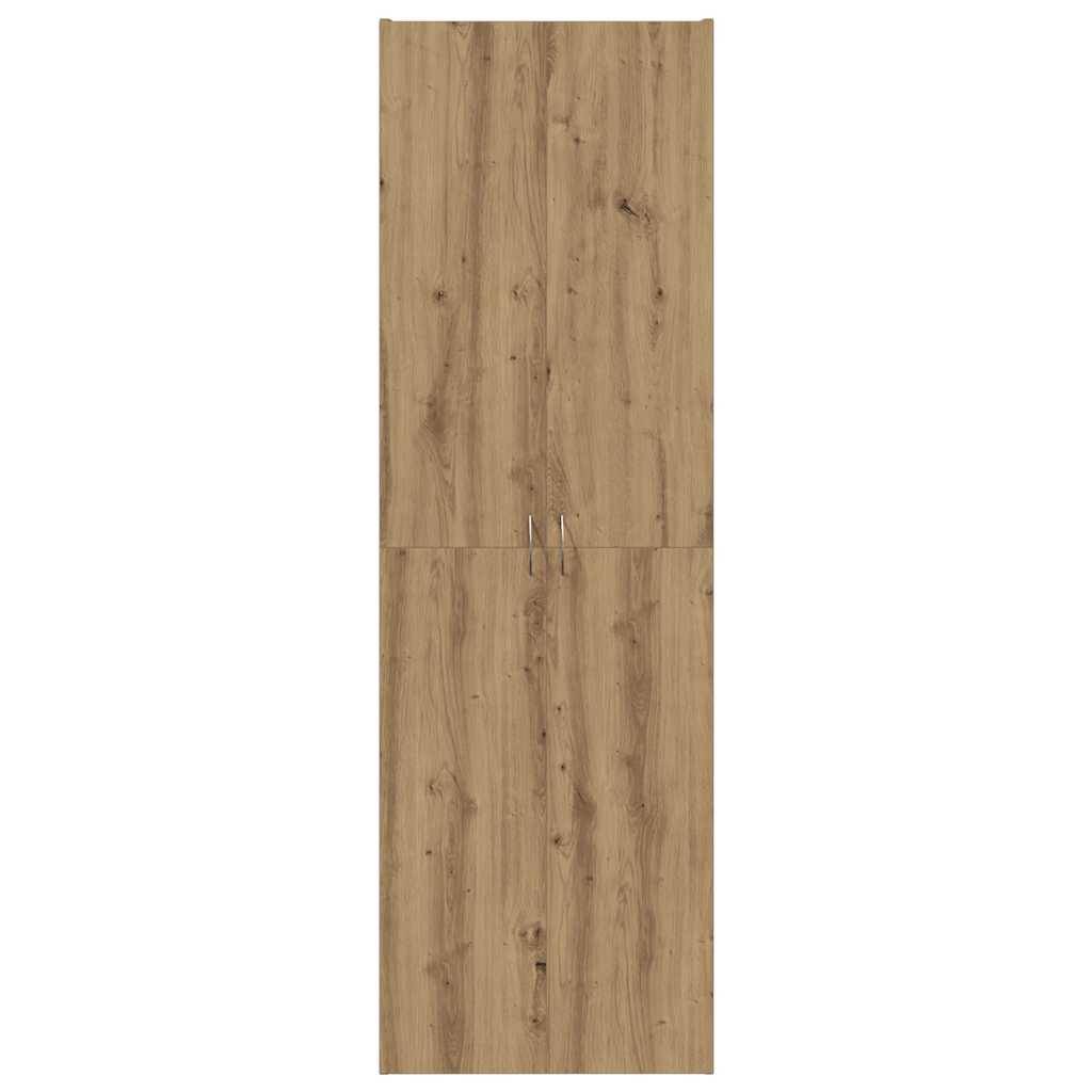 vidaXL Highboard Artisan-Eiche 60x32x190 cm Holzwerkstoff