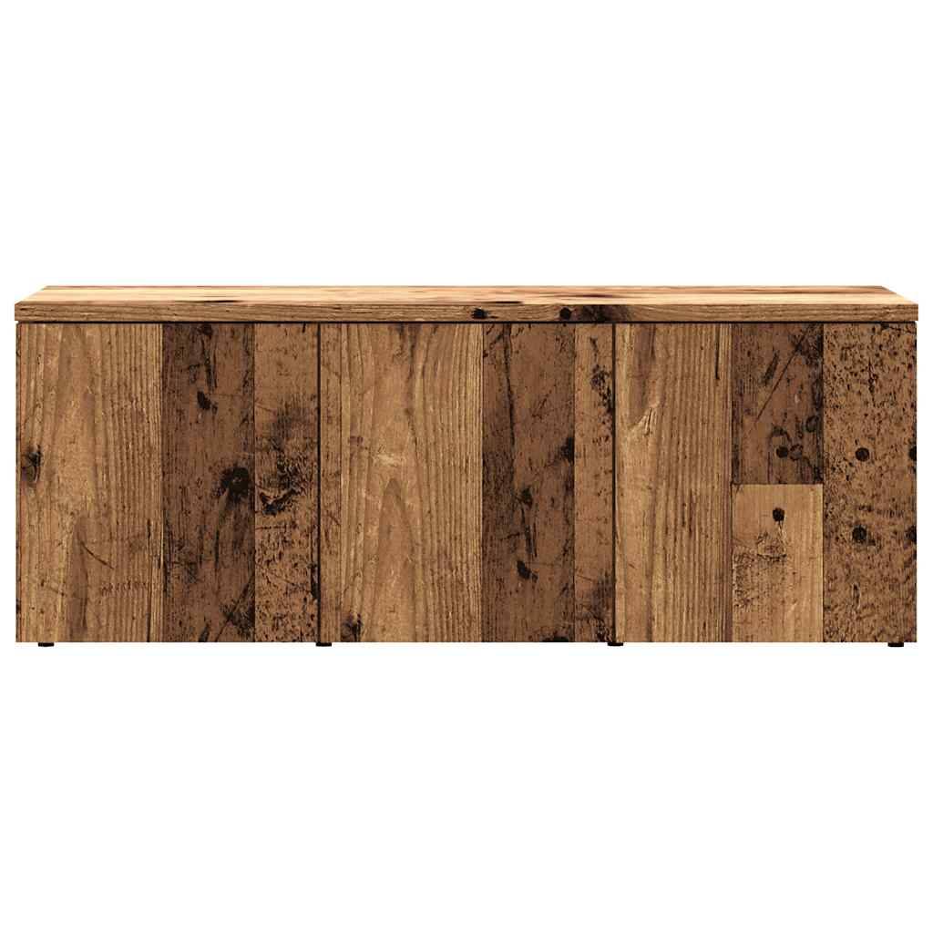 vidaXL TV-Schrank Altholz-Optik 80x34x30 cm Holzwerkstoff