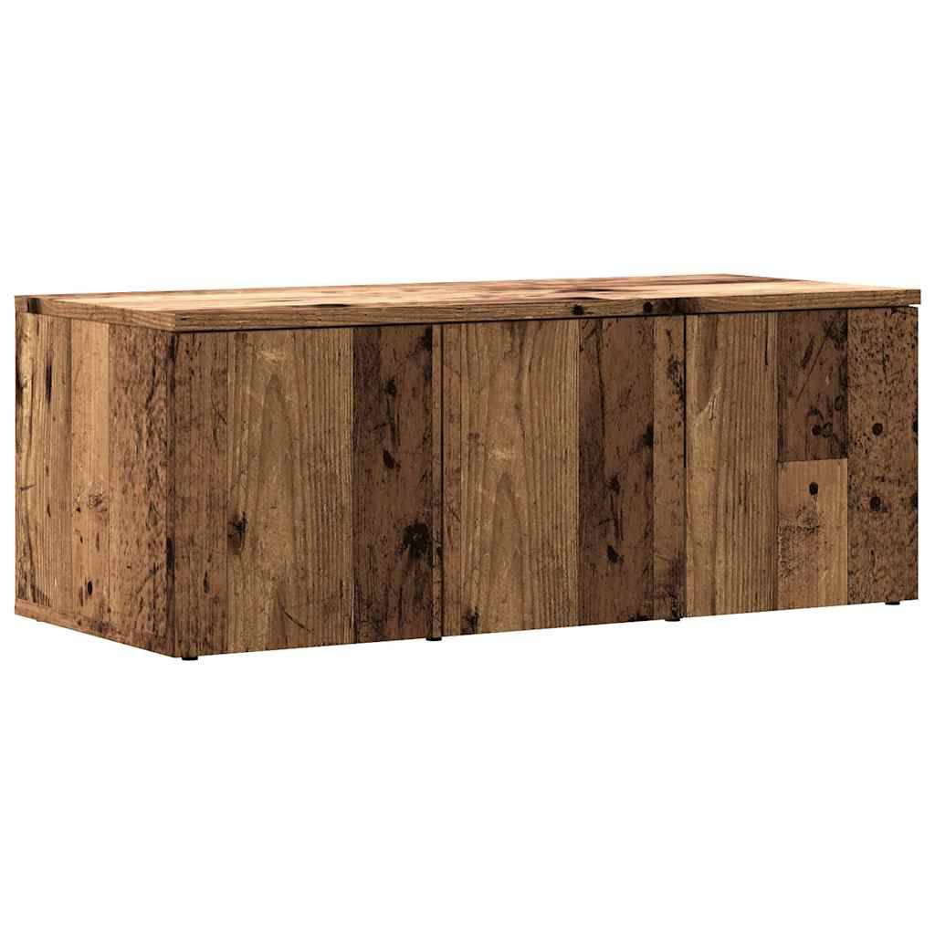 vidaXL TV-Schrank Altholz-Optik 80x34x30 cm Holzwerkstoff