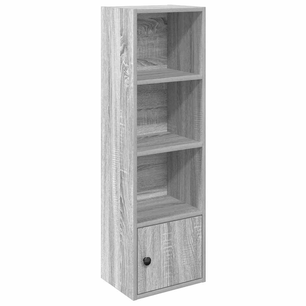 vidaXL Bücherregal Grau Sonoma 31x24x102 cm Holzwerkstoff