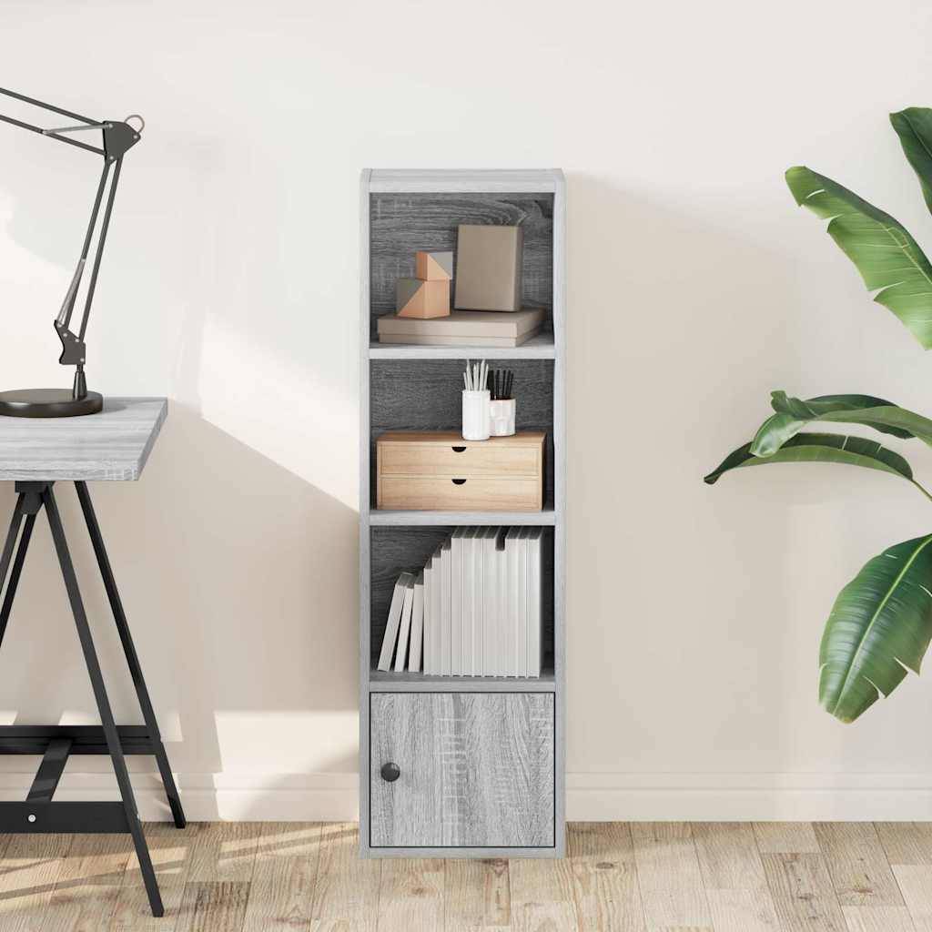 vidaXL Bücherregal Grau Sonoma 31x24x102 cm Holzwerkstoff