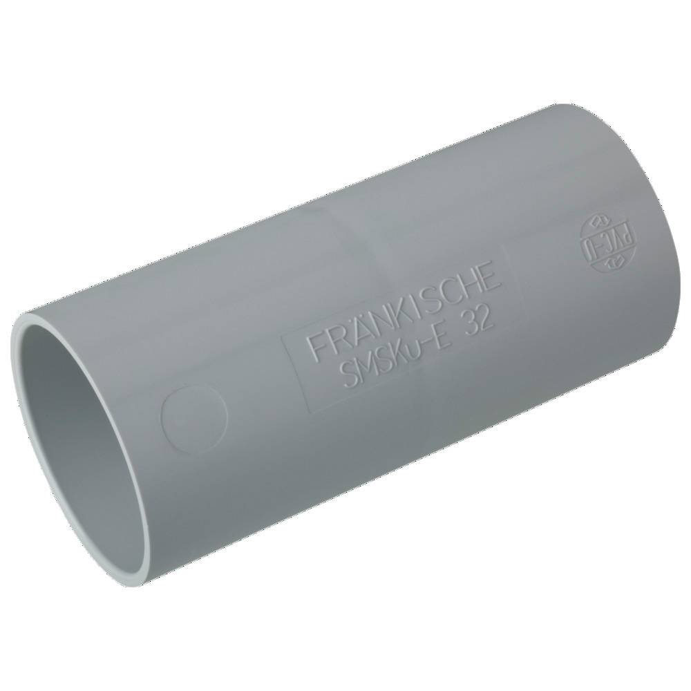 Fränkische Kunststoff-Steckmuffe SMSKu-E, Ø mm - Zoll 32 mm, grau