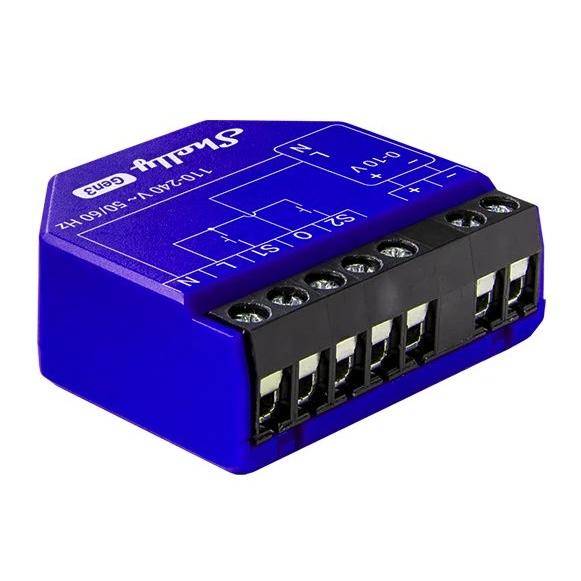 Shelly Dimmer 0/1-10V PM Gen3, Bluetooth + WLAN Dimmer