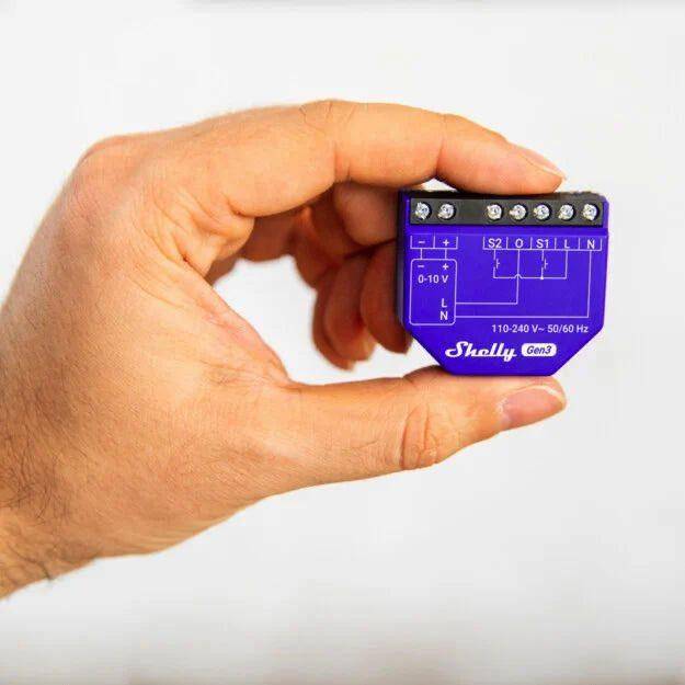 Shelly Dimmer 0/1-10V PM Gen3, Bluetooth + WLAN Dimmer