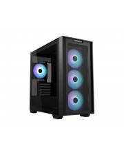 ASUS A21 Plus microATX Seitenteil mit Fenster gehärtetes Glas keine Spannungsversorgung Schwarz USB/Audio