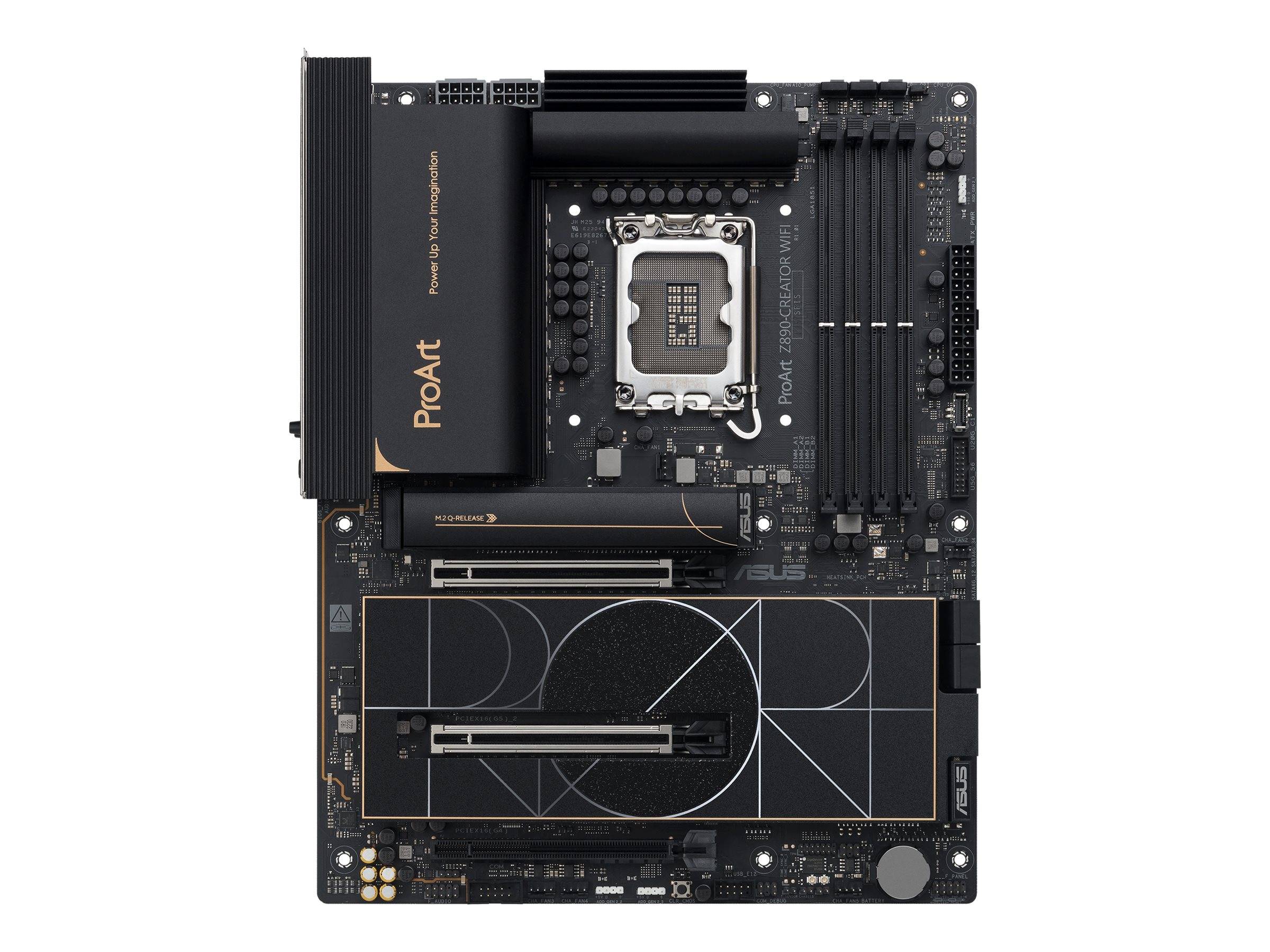 ASUS ProArt Z890-CREATOR WIFI - Motherboard - ATX - LGA1851-Sockel - Z890 Chipsatz - USB4, USB 3.2 Gen 2, USB-C 3.2 Gen 2x2, USB 3.2 Gen 1 - 10