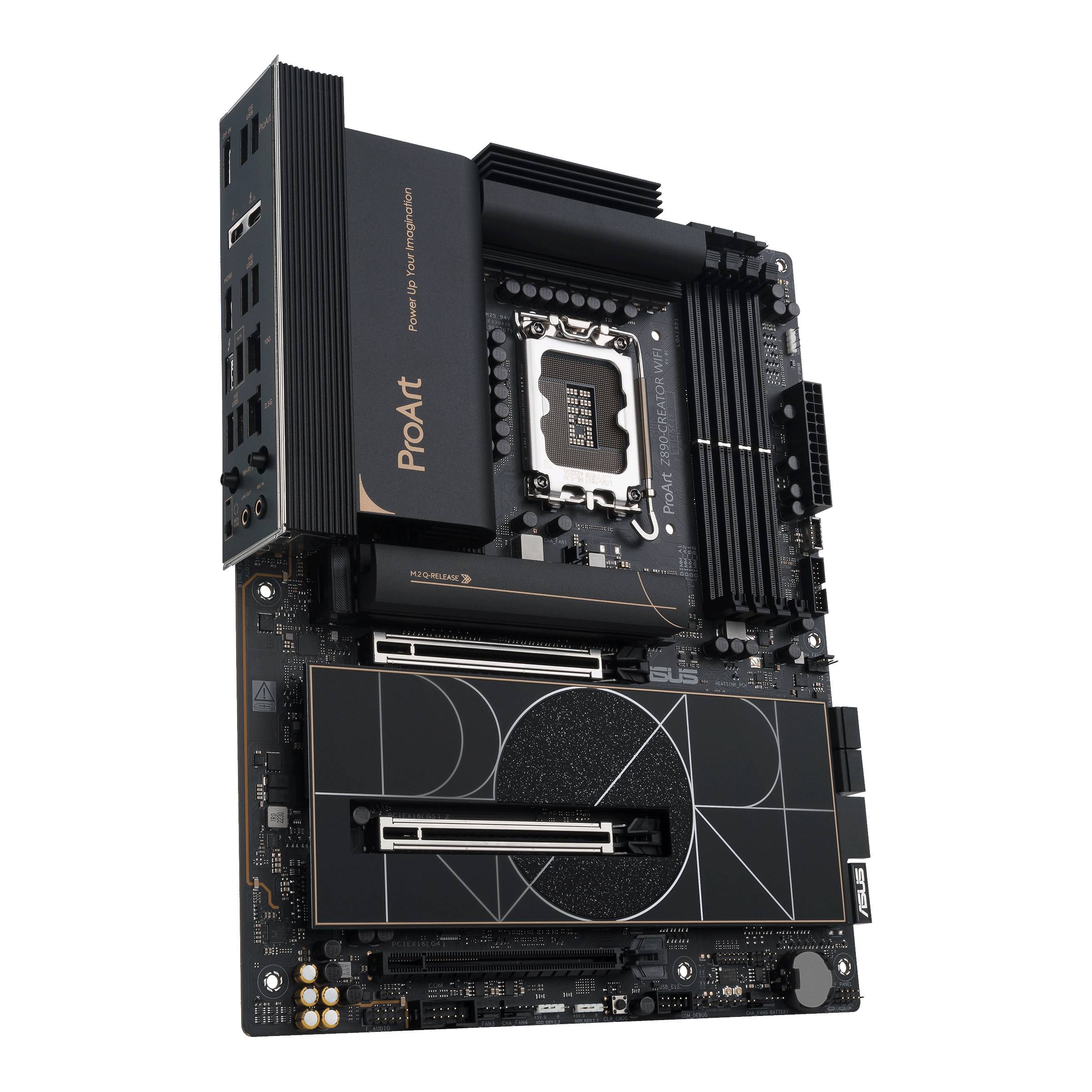 ASUS ProArt Z890-CREATOR WIFI - Motherboard - ATX - LGA1851-Sockel - Z890 Chipsatz - USB4, USB 3.2 Gen 2, USB-C 3.2 Gen 2x2, USB 3.2 Gen 1 - 10