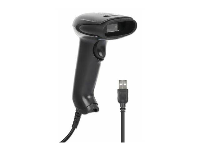 MANHATTAN 2D LED Barcodescanner 320mm 1,4m USB-Kabel schwarz