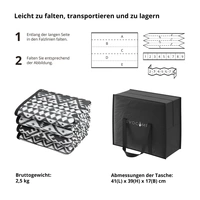EVOCAMP Outdoor Teppich 200x300 cm - Vorzeltteppich wetterfest und leicht Picknickdecke für den Outdoor-Bereich aus Kunststoff-Fasern EVOCAMP Outdoor Teppich 200x300 cm - Vorzeltteppich wetterfest und leicht Picknickdecke für den Outdoor-Bereich aus Kunststoff-Fasern
