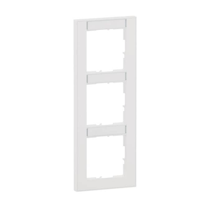 Legrand 765993 SEANO+3f Rahmen vertikal m.Beschriftungsfeld Farbausführung Install.Baumaterial