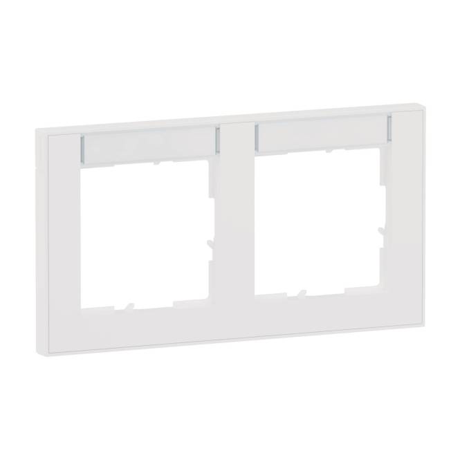 Legrand 765892 SEANO+2f Rahmen horizontal m.Beschriftungsfeld Install.Baumaterial Schalter