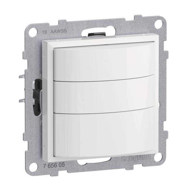 Legrand 765605 SEANO 3-L-Bewegungsmelder 180° m.Handbetätigung 600W 5 20m UW Install.Baumaterial