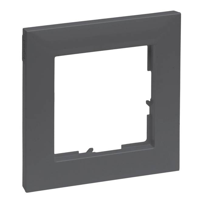 Legrand 765471 SEANO 1-fach Rahmen in der Farbausführung Anthrazit lackiert Install.Baumaterial