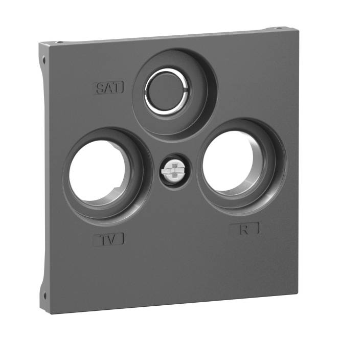 Legrand 765456 SEANO Abdeckung TV-R-SAT f.Fremdfabrikate Farbausführung: Install.Baumaterial