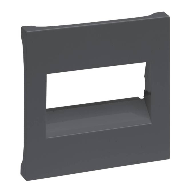Legrand 765454 SEANO Abdeckung RJ45 f.1- u.2-fach Datendosen Anthrazit lackiert Install.Baumaterial