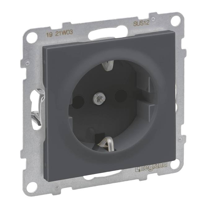 Legrand 765420 SEANO Schutzkontakt-Steckdose Steckklemmen Install.Baumaterial Schaltermat/Geb.Steu