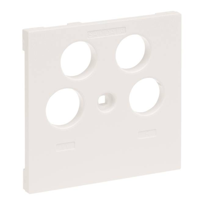 Legrand 765157 SEANO Abdeckung TV-R-SAT-SAT f.Fremdfabrikate Ultraweiß Install.Baumaterial Schalter