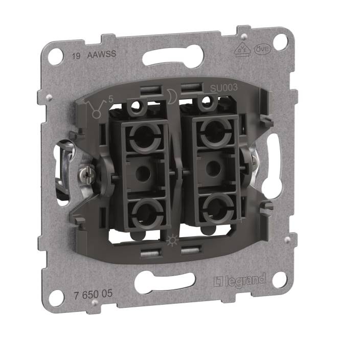 Legrand 765005 SEANO Einsatz Serienschalter 10AX Steckklemmen Install.Baumaterial Schalter