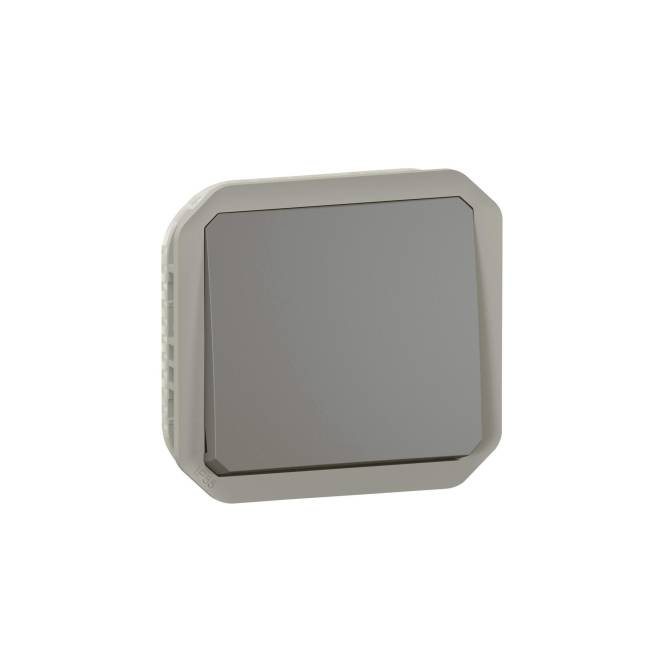 Legrand 069841L Plexo New Einsatz IP44 Taster anthrazit f. Einbau in Gehäuse Install.Baumaterial