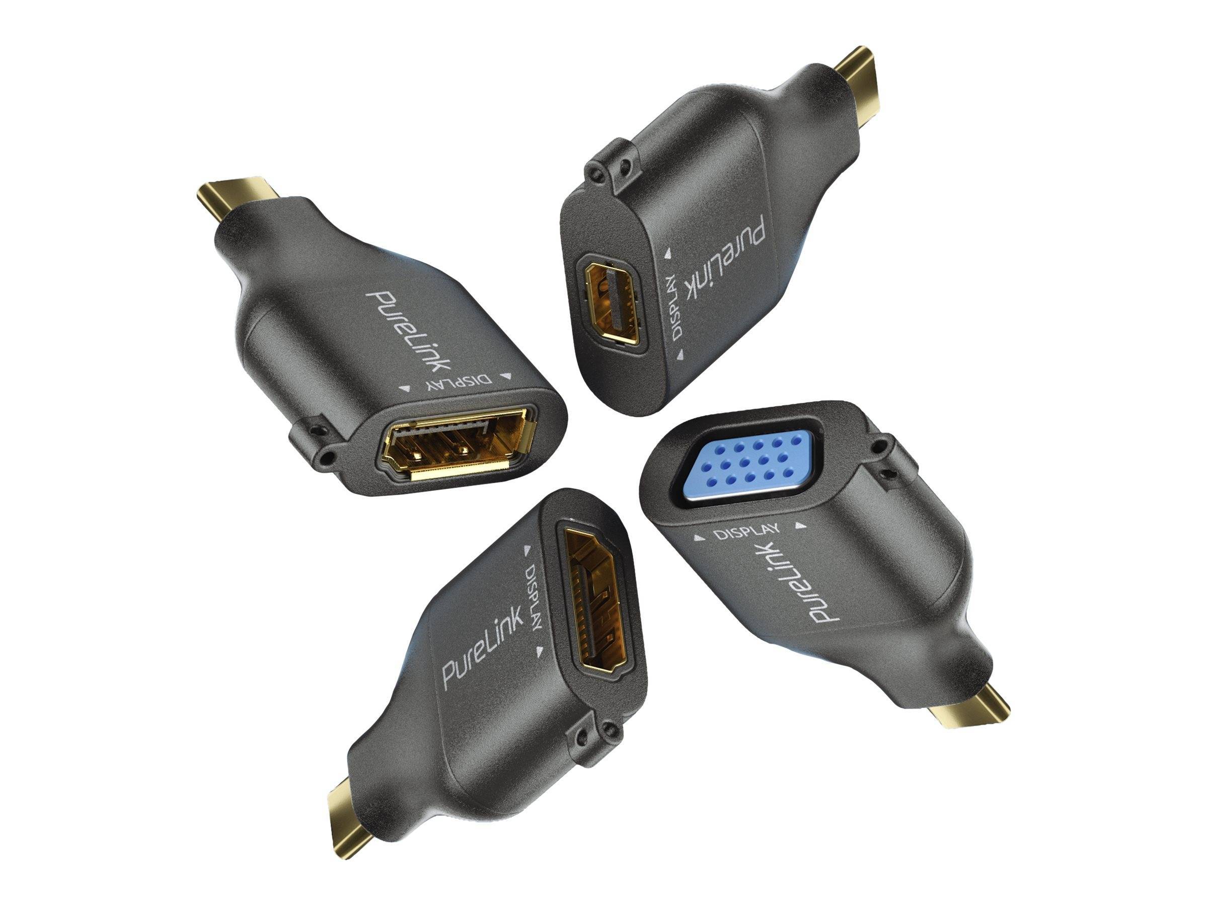 PureLink Adapter Ring klein IQ-AR300 USB-C auf VGA/HDMI/miniDP/DP Unterhaltungselektr. Zubehör